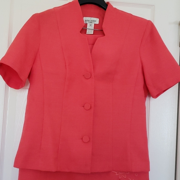 Vintage Orange Short Sleeve Suit - Picture 2 of 8